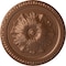 Ekena Millwork Richmond Ceiling Medallion (Fits Canopies up to 2 5/8"), 18"OD x 1 3/8"P, Polished Copper CM18RIPOS - alternate 1